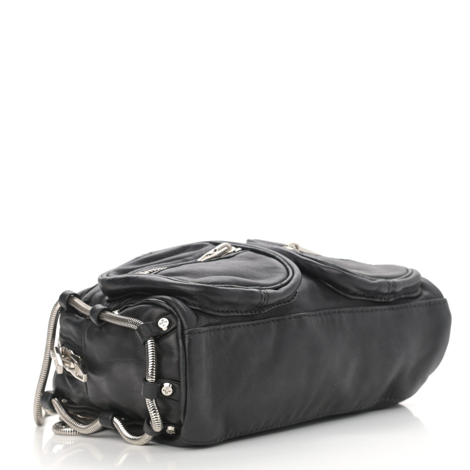 Alexander Wang Washed Lambskin Brenda Chain Black 4 of 11