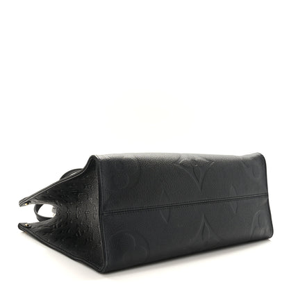 Louis Vuitton Empreinte Monogram Giant Onthego MM Black 4 of 8