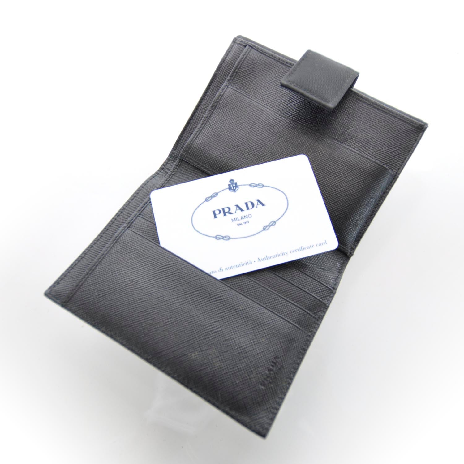 Prada Tessuto Nylon Wallet Nero Black 11 of 12