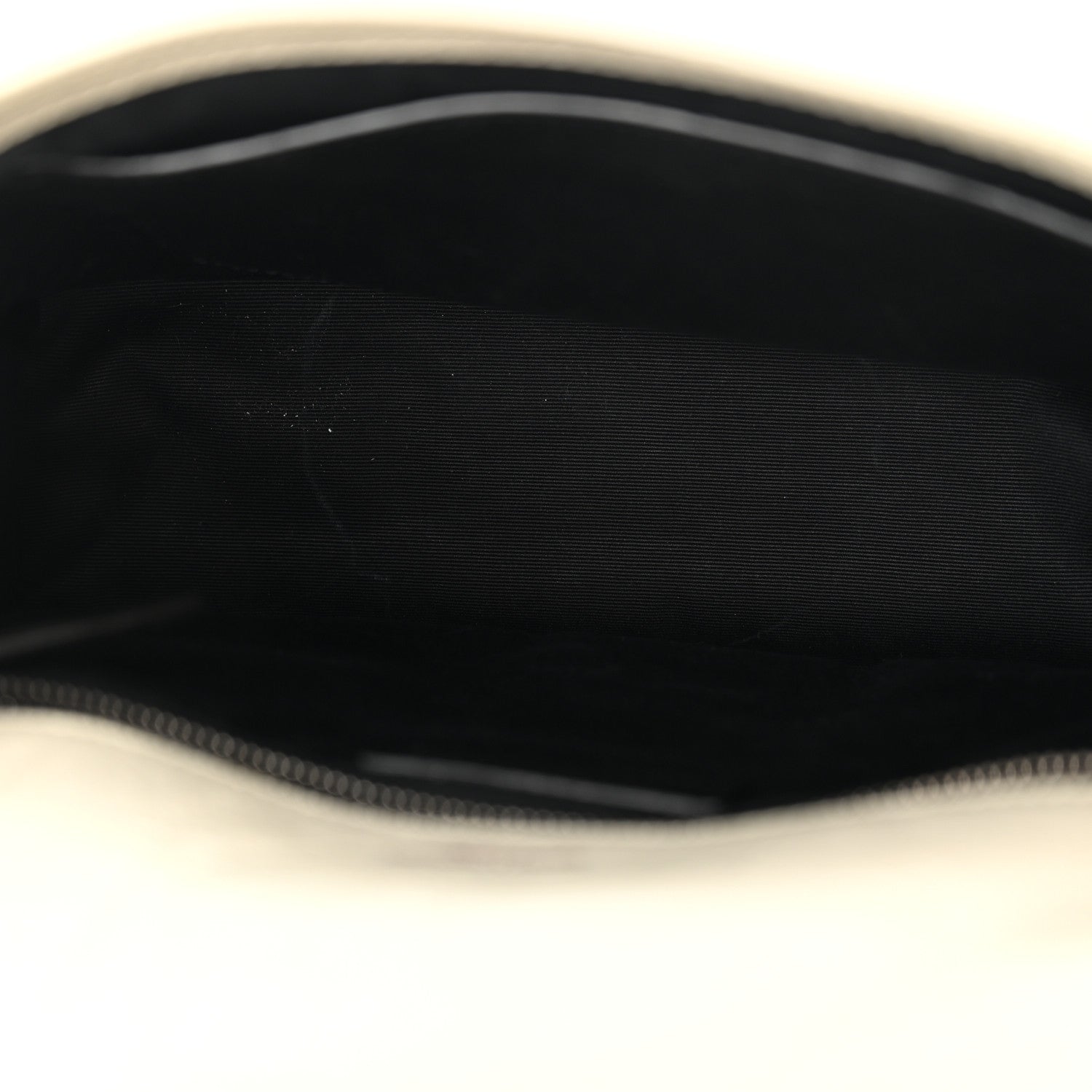 Saint Laurent Crinkled Calfskin Matelasse Monogram Medium Niki Chain Satchel Blanc Vintage 5 of 13