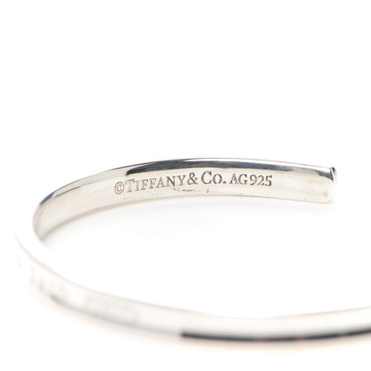Tiffany Sterling Silver Narrow 1837 Cuff Bracelet 4 of 4