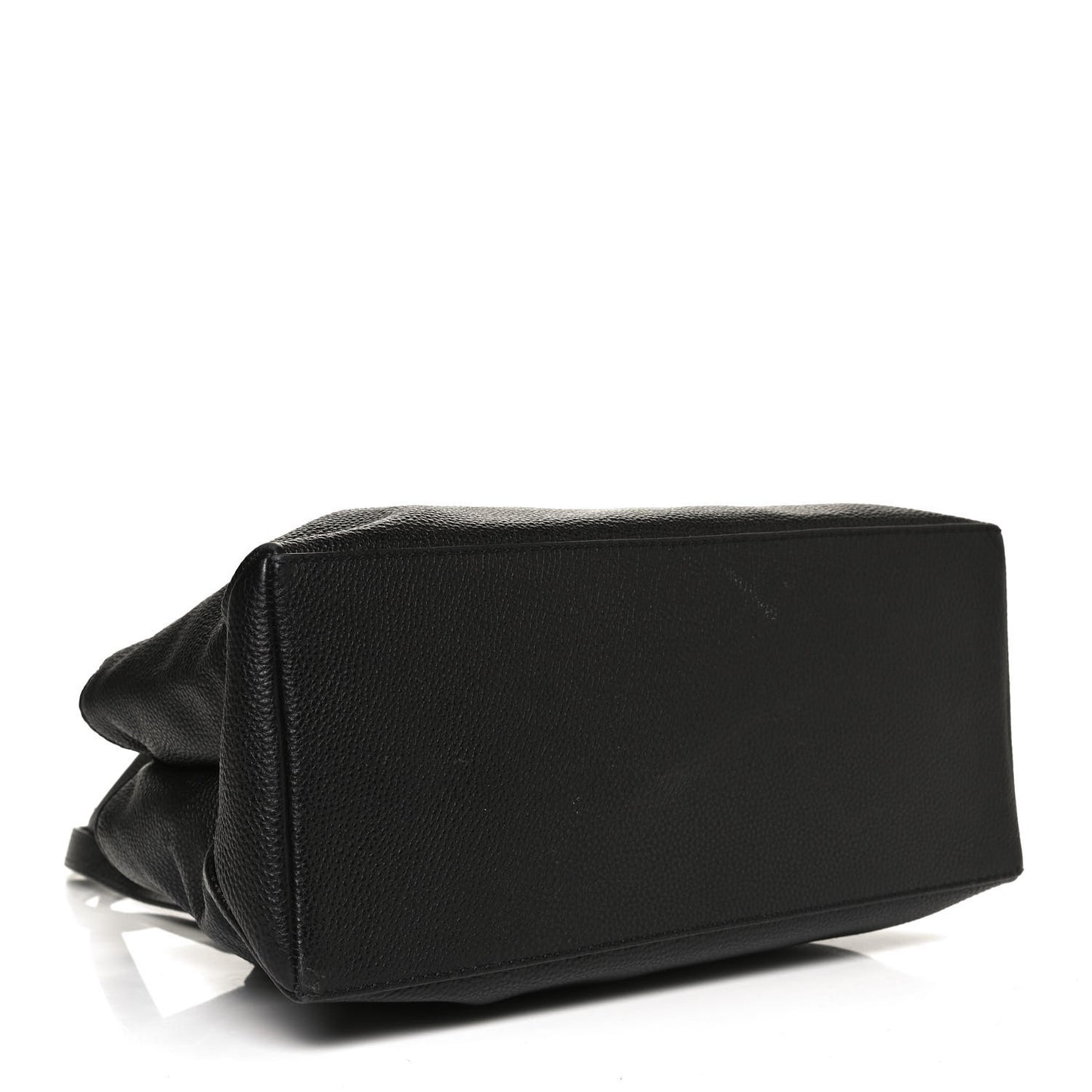 Pebbled Calfskin Tote Black