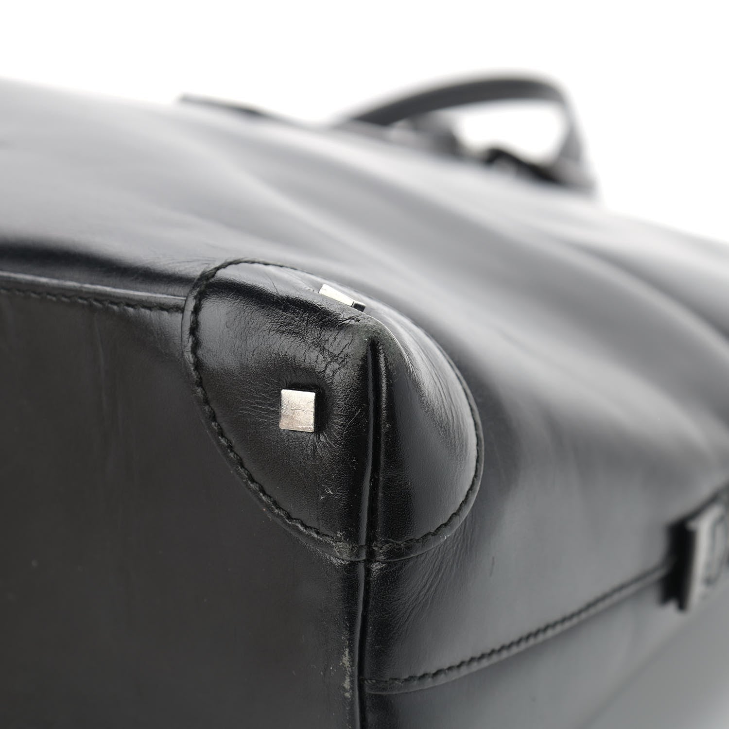 Gucci Calfskin Tote Black 10 of 18
