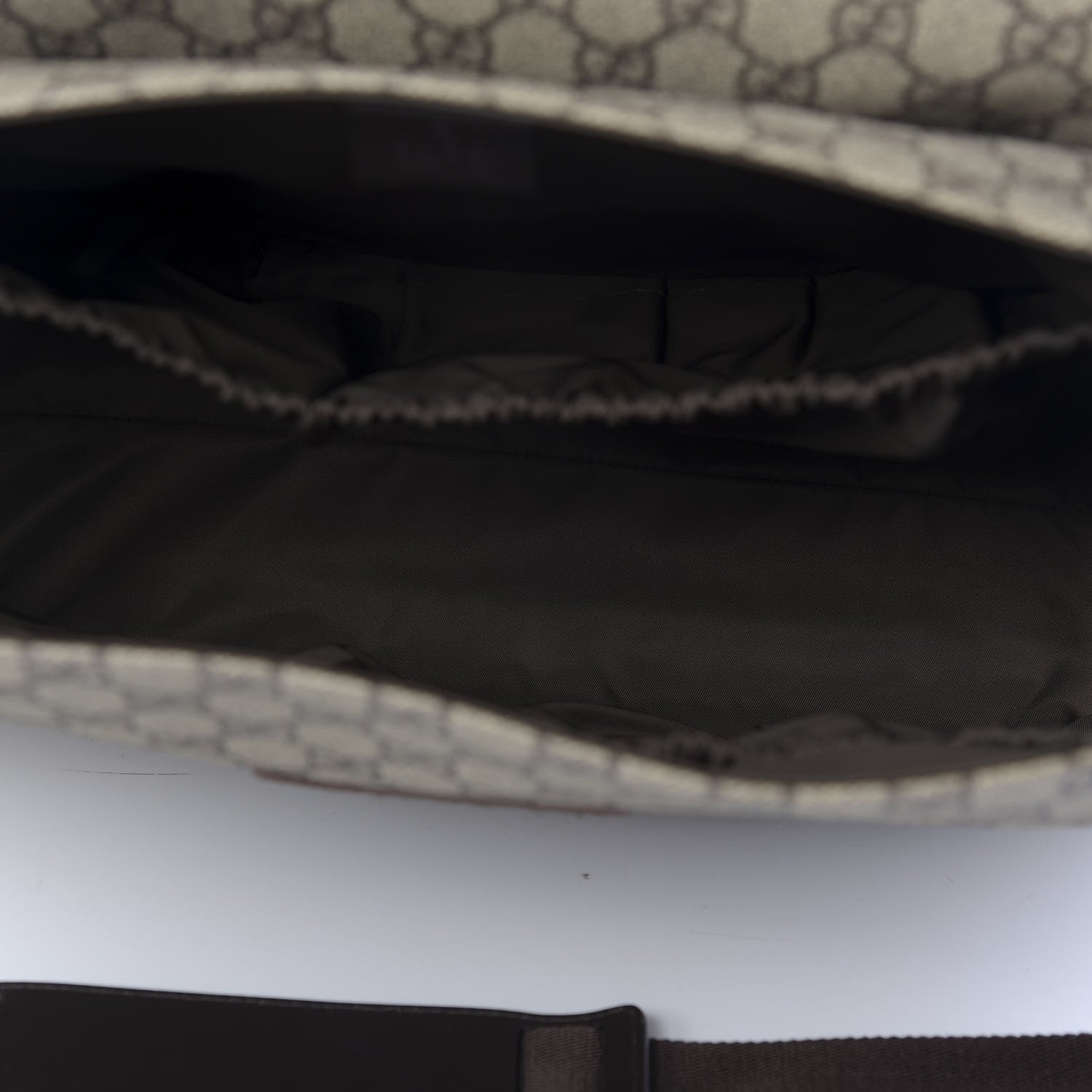 Gucci GG Plus Monogram Messenger Diaper Bag Dark Brown 5 of 12