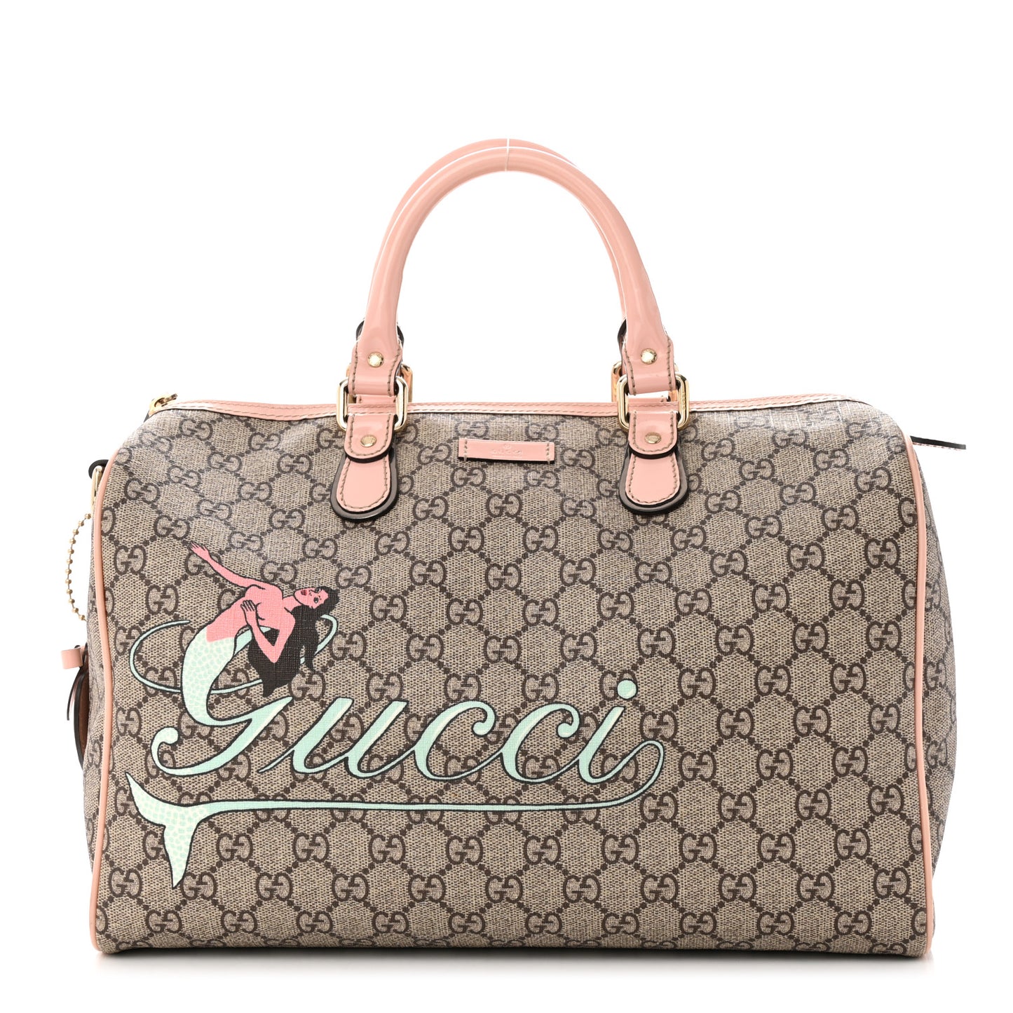GG Plus Monogram Mermaid Medium Joy Boston Pink