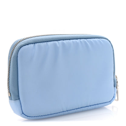Prada Nylon Vela Cosmetic Pouch Celeste 3 of 7