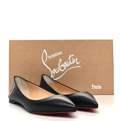 Christian Louboutin Shiny Nappa Ballalla Flats 37 Black 8 of 8