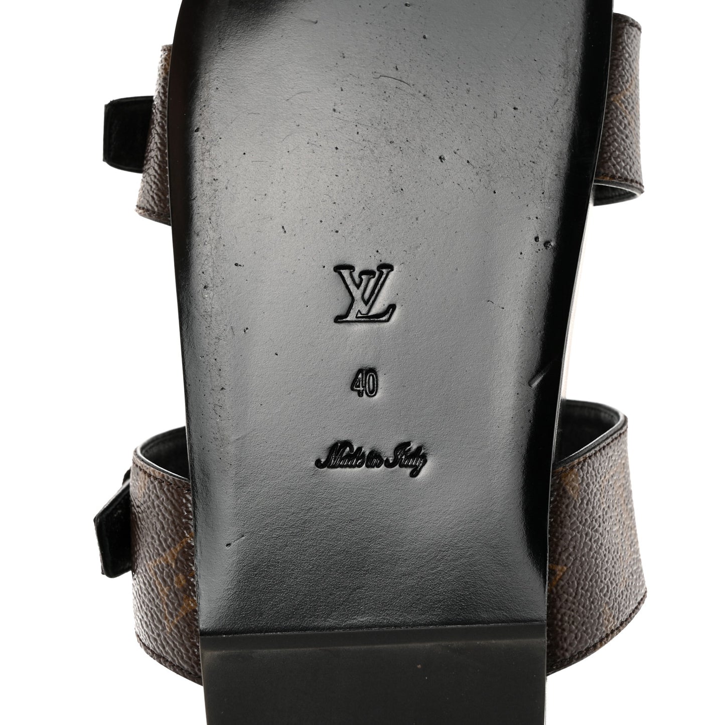Monogram Bom Dia Mule Sandals 40 Black