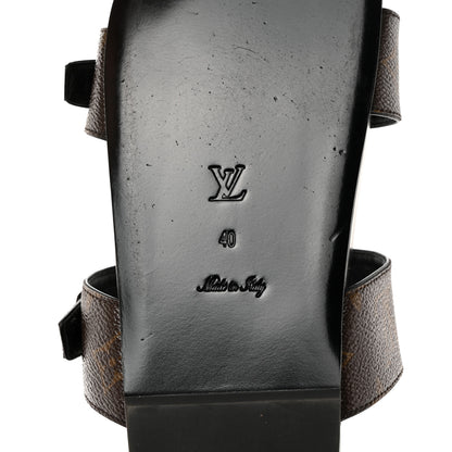 Louis Vuitton Monogram Bom Dia Mule Sandals 40 Black 8 of 8