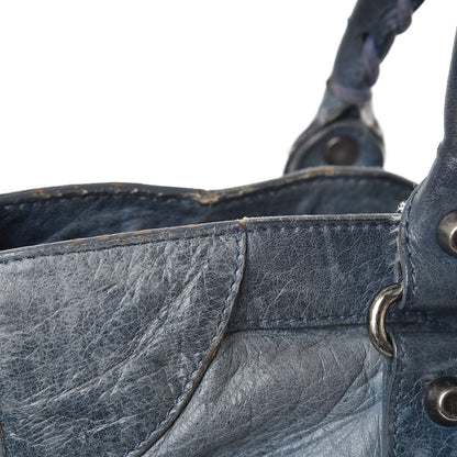 Balenciaga Chevre Classic Silver Hardware City Bleu Jean 23 of 25