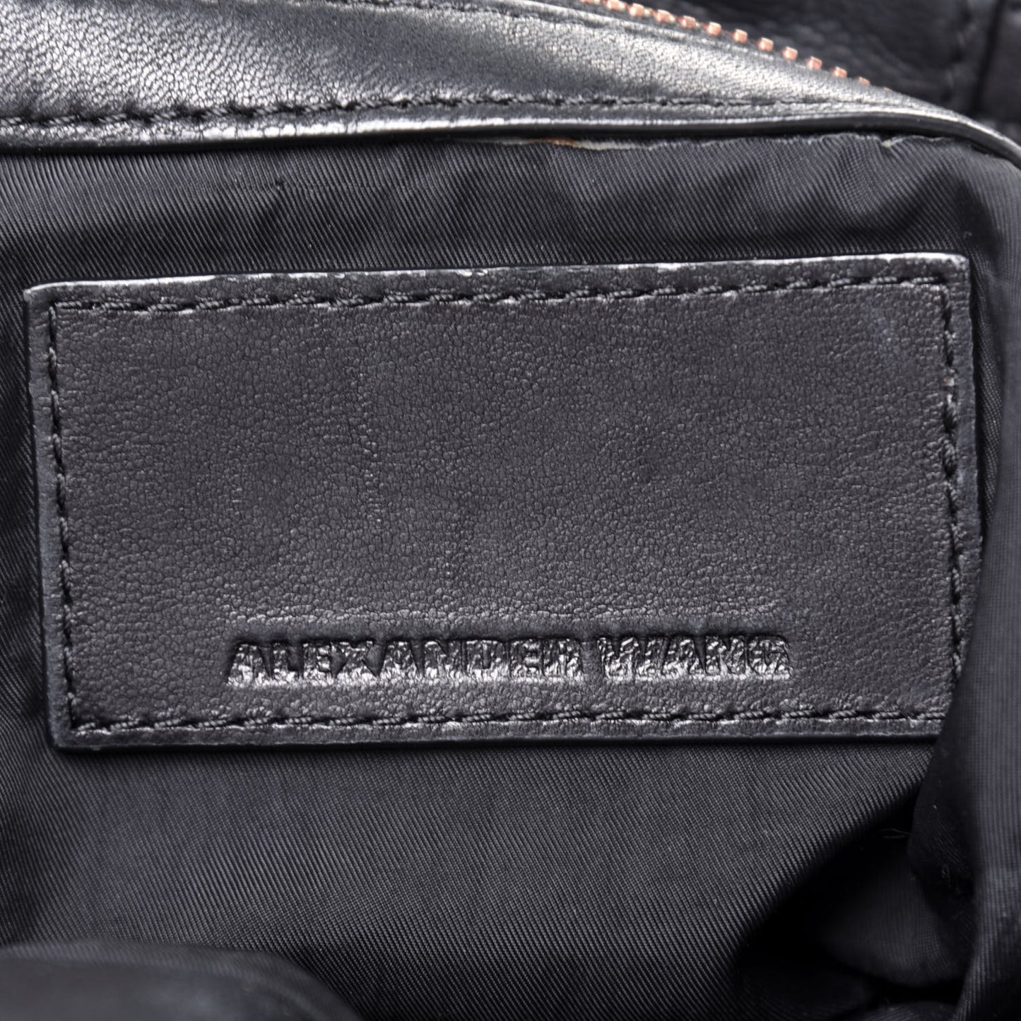 Lambskin Mini Marti Backpack Washed Black Rose Gold Hardware