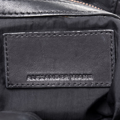 Alexander Wang Lambskin Mini Marti Backpack Washed Black Rose Gold Hardware 7 of 25