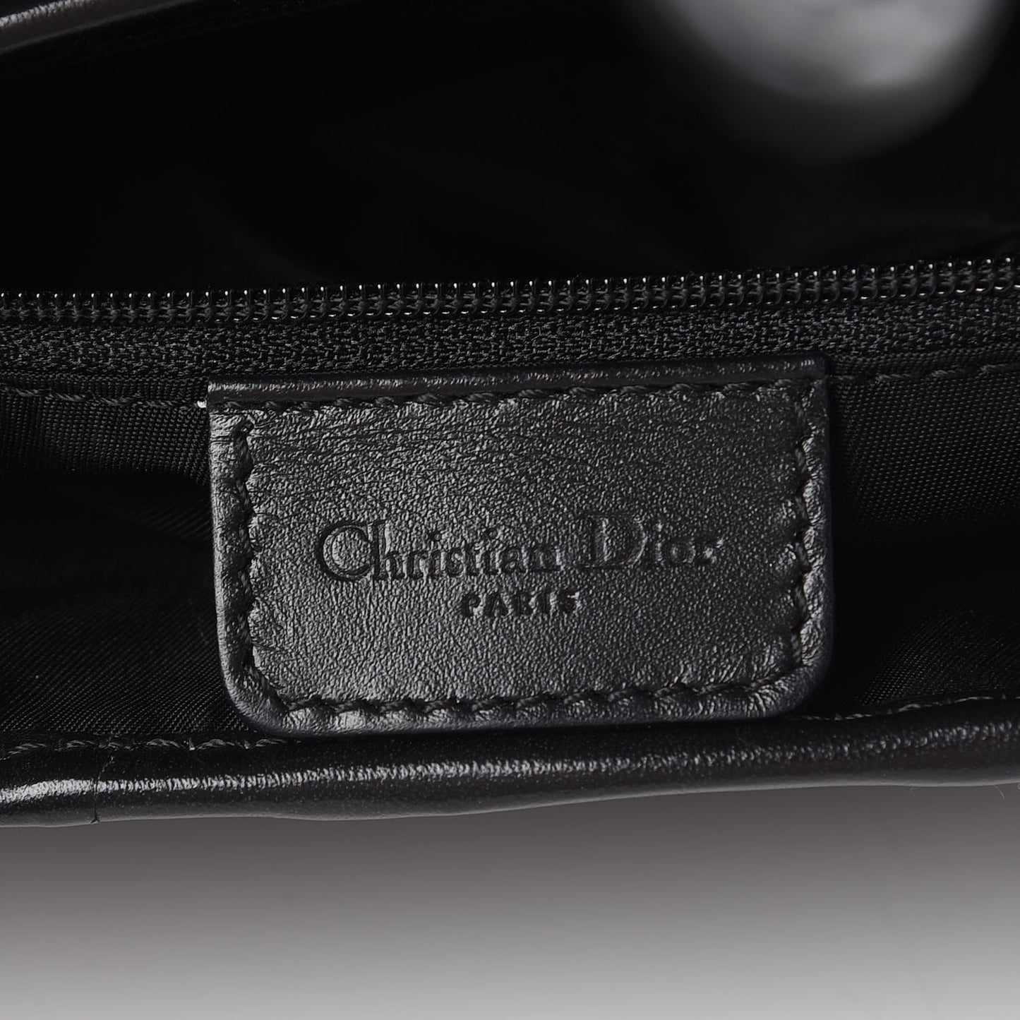 Monogram Saddle Bag Black
