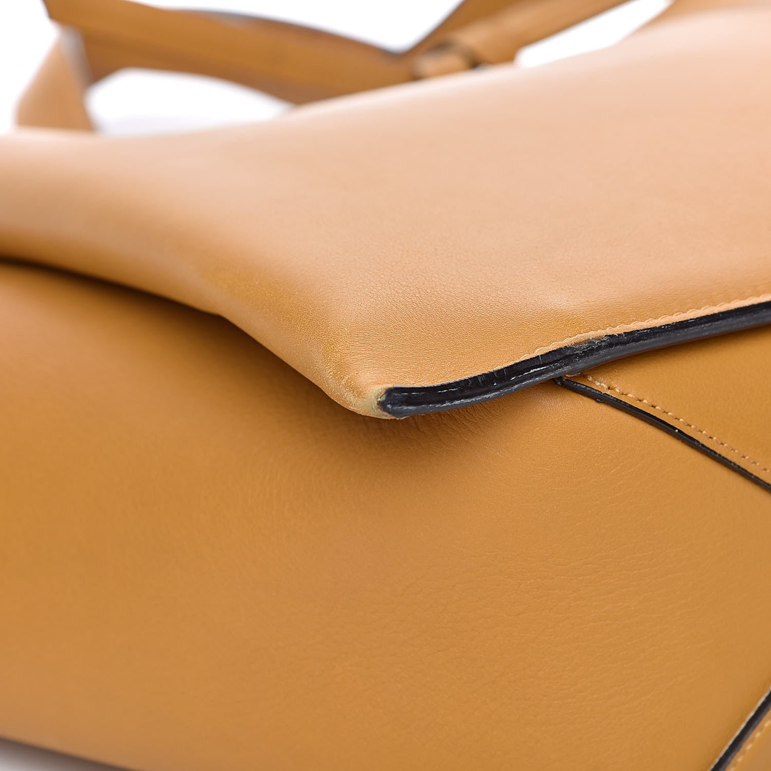 Celine Supple Natural Calfskin Medium Tri-Fold Bag Blonde 9 of 20