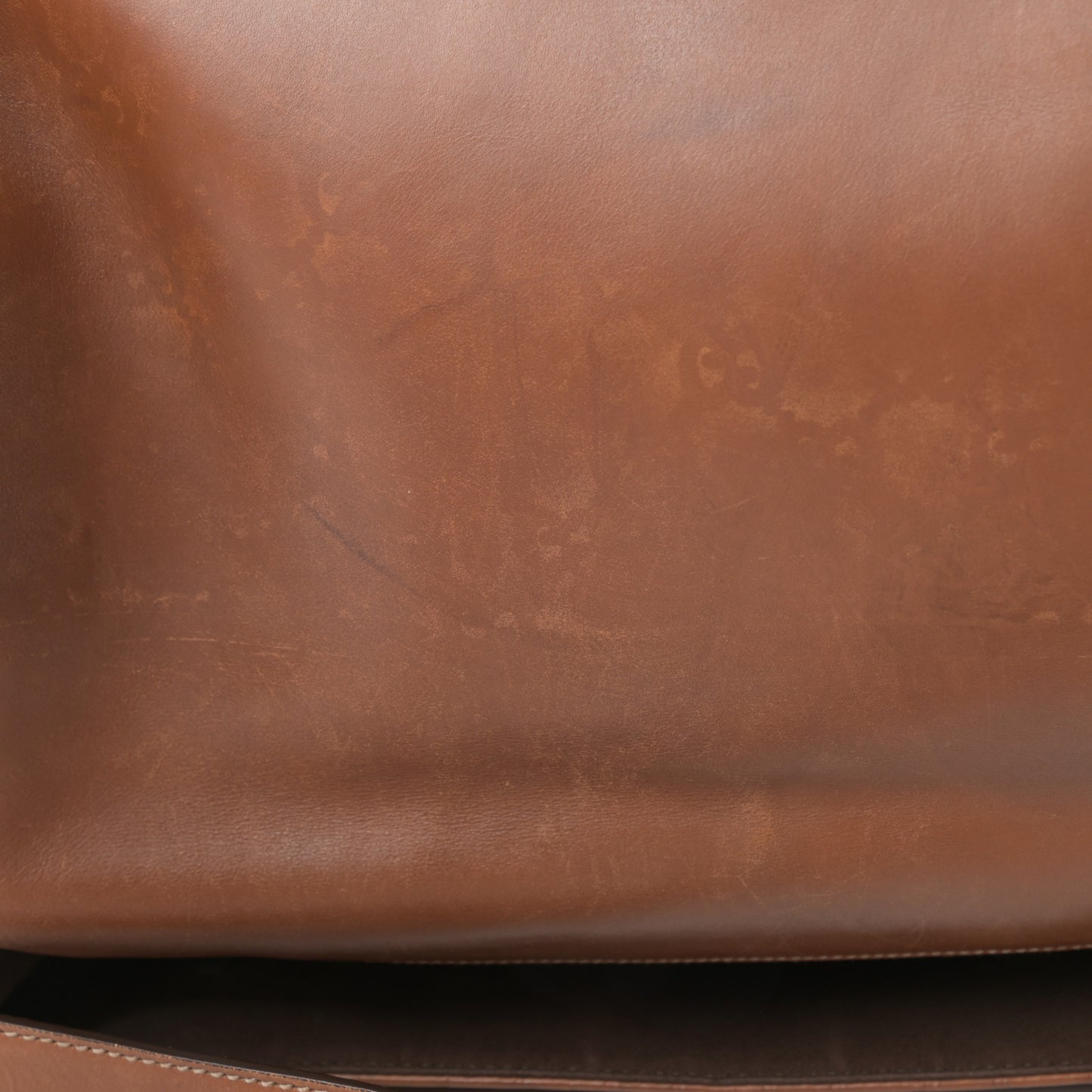 Guccissima Flap Messenger Bag Light Brown