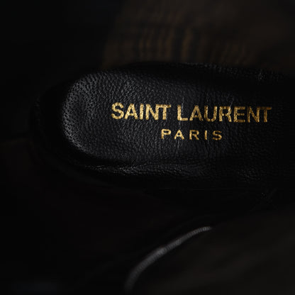 Saint Laurent Ketta Studded Babies 40 Brod Knee High Boots 36.5 Black 9 of 10
