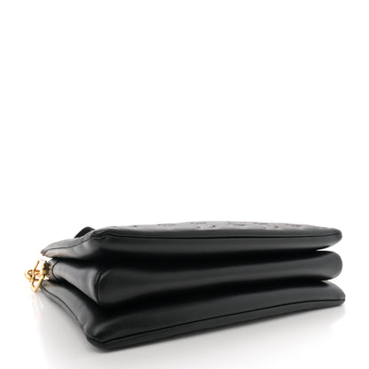 Louis Vuitton Lambskin Embossed Monogram Coussin MM Black 4 of 11