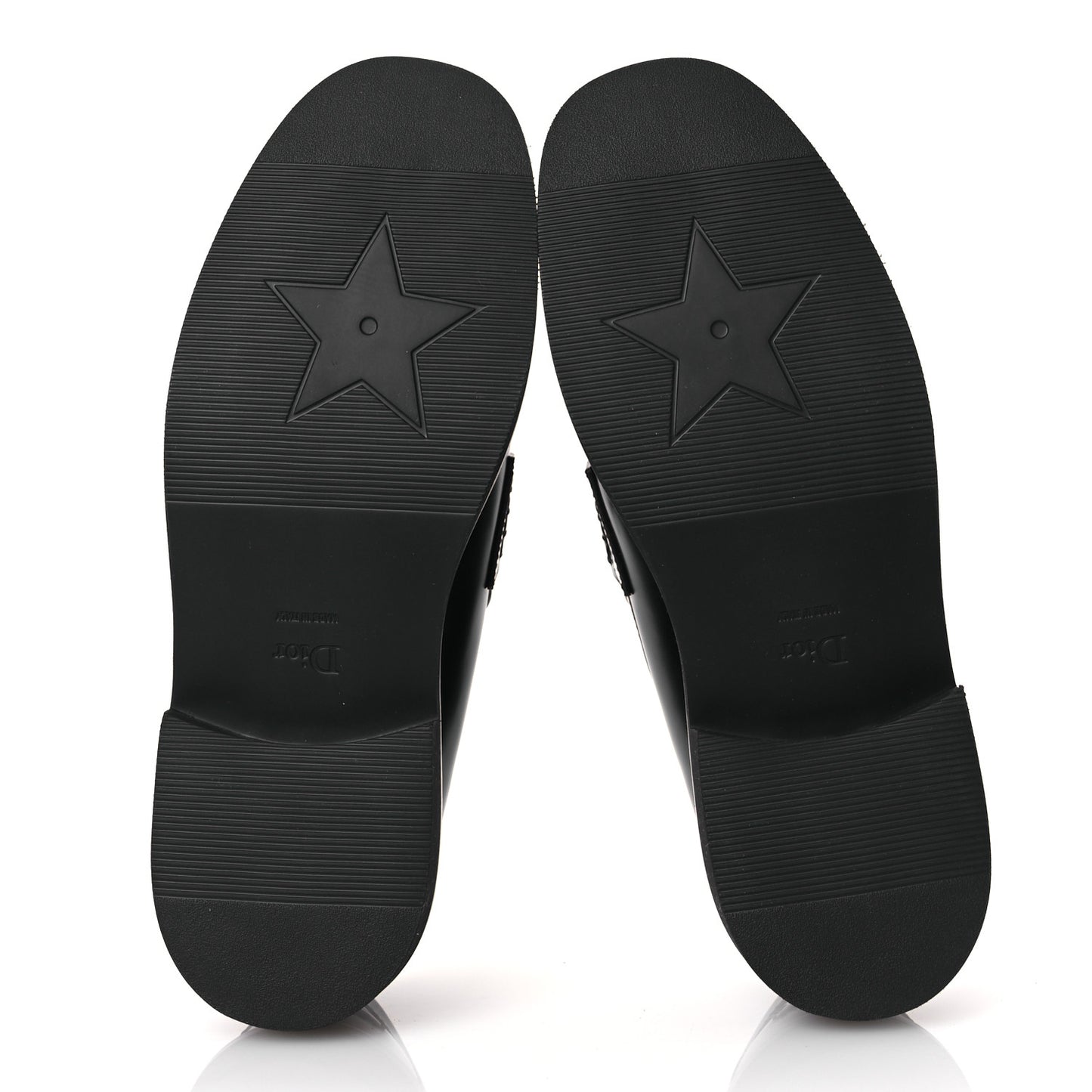 Brushed Calfskin Boy Loafers 40 Black