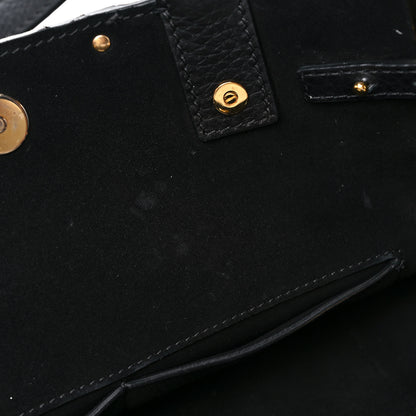 Valentino Garavani Grained Calfskin Jamaica Beaded My Rockstud Tote Black 11 of 17