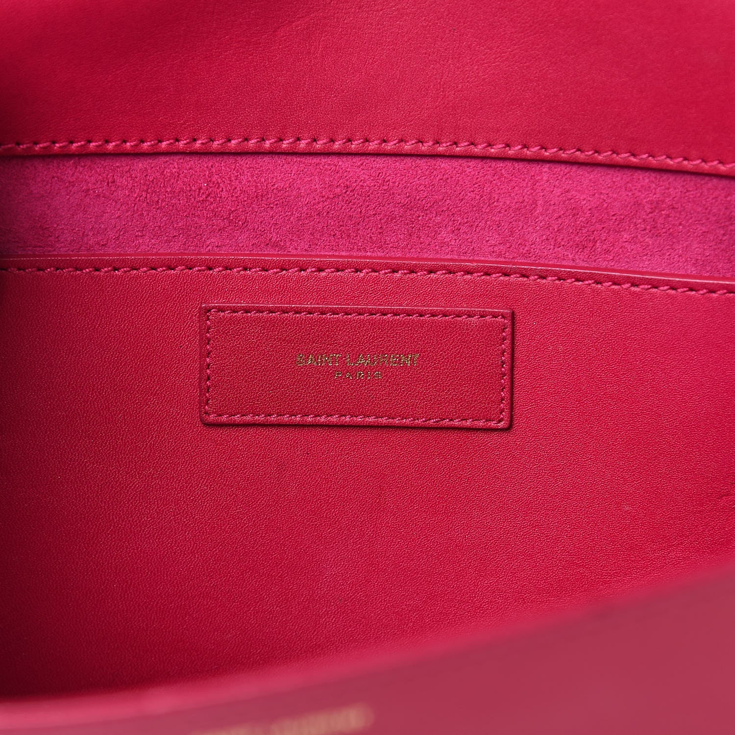 Saint Laurent Calfskin Medium Classic Betty Fuchsia 6 of 14