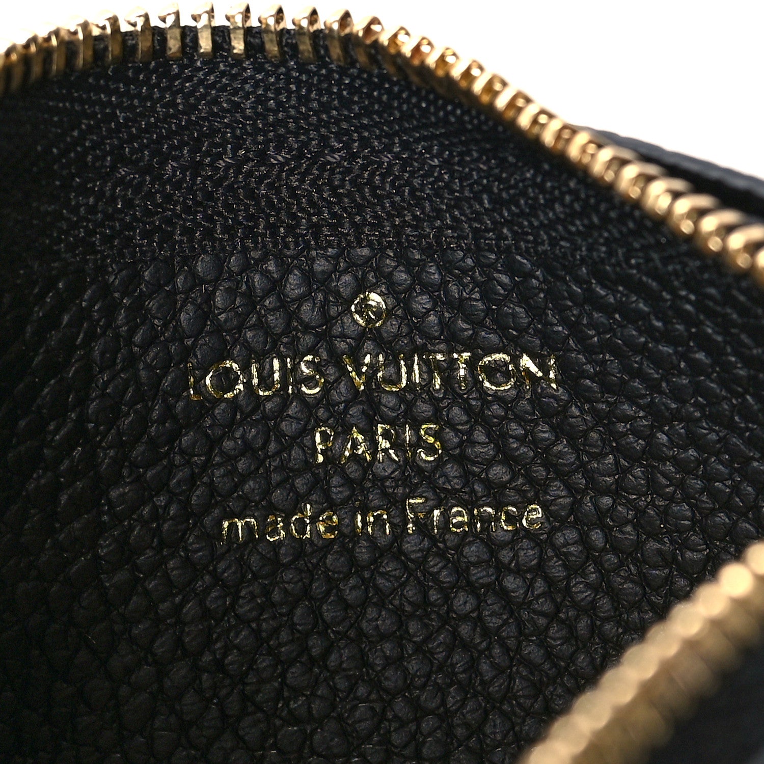 Louis Vuitton Empreinte Monogram Giant Key Pouch Black Beige 6 of 7