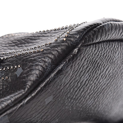 MCM Visetos Studded Belt Bag Black 7 of 9