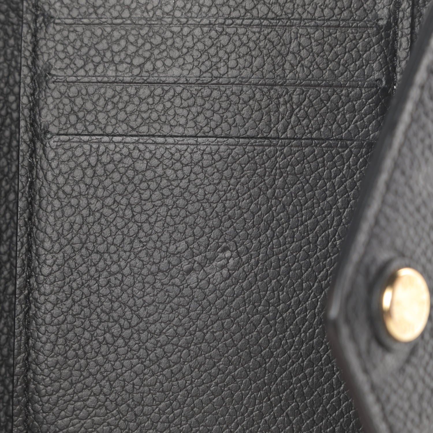 Louis Vuitton Empreinte Compact Curieuse Wallet Black 8 of 9