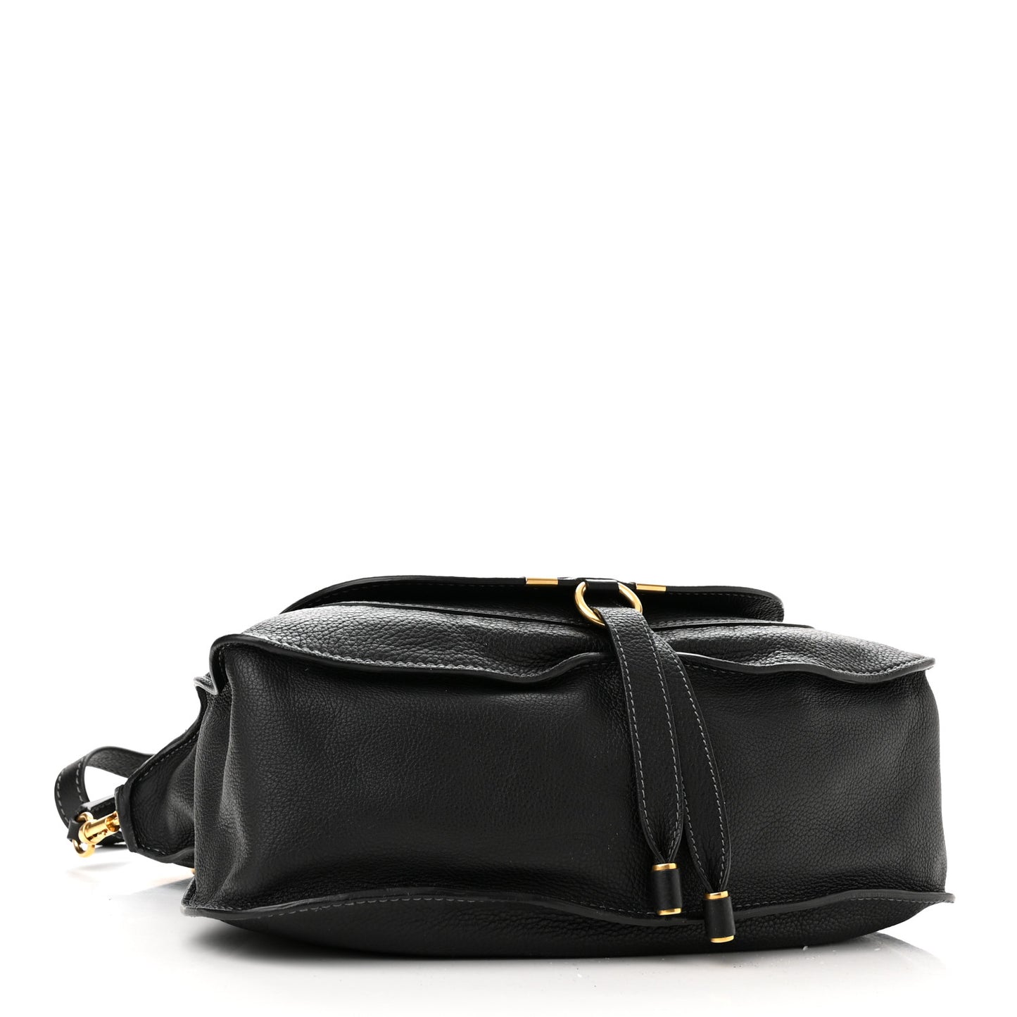 Calfskin Medium Marcie Satchel Black