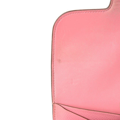 Hermes Epsom Constance Short Wallet Rose Confetti 8 of 24