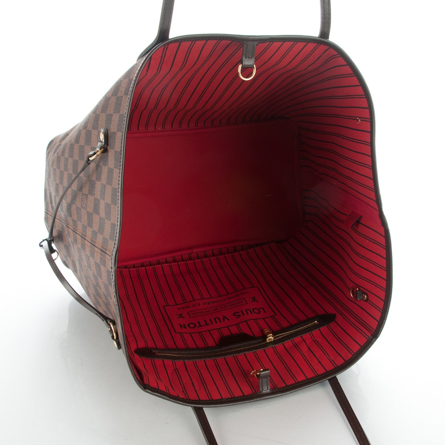 Louis Vuitton Damier Ebene Neverfull GM 5 of 8