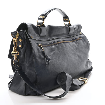 Proenza Schouler Lambskin Large PS1 Satchel Midnight 3 of 11