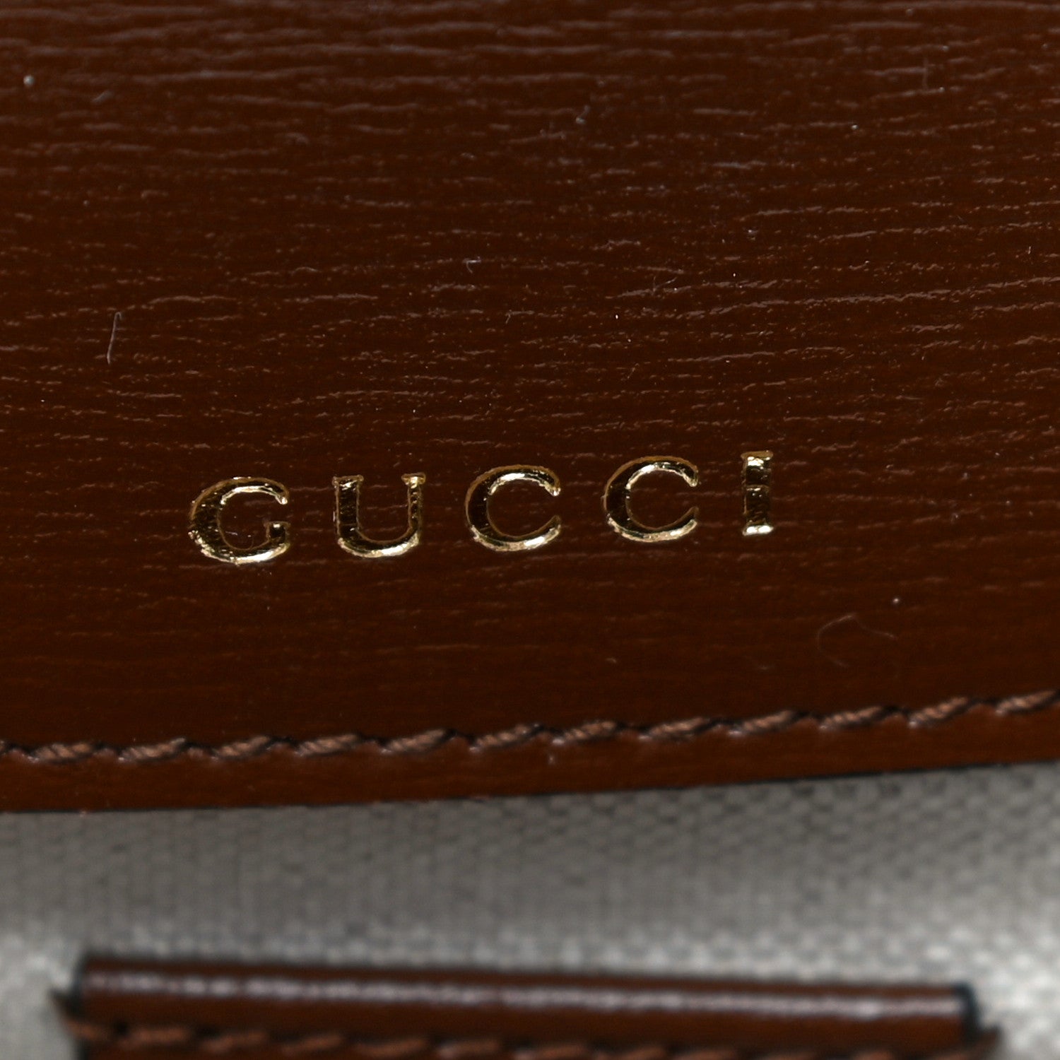 Gucci GG Supreme Monogram Web Mini Horsebit 1955 Shoulder Bag Beige Brown Sugar 9 of 13