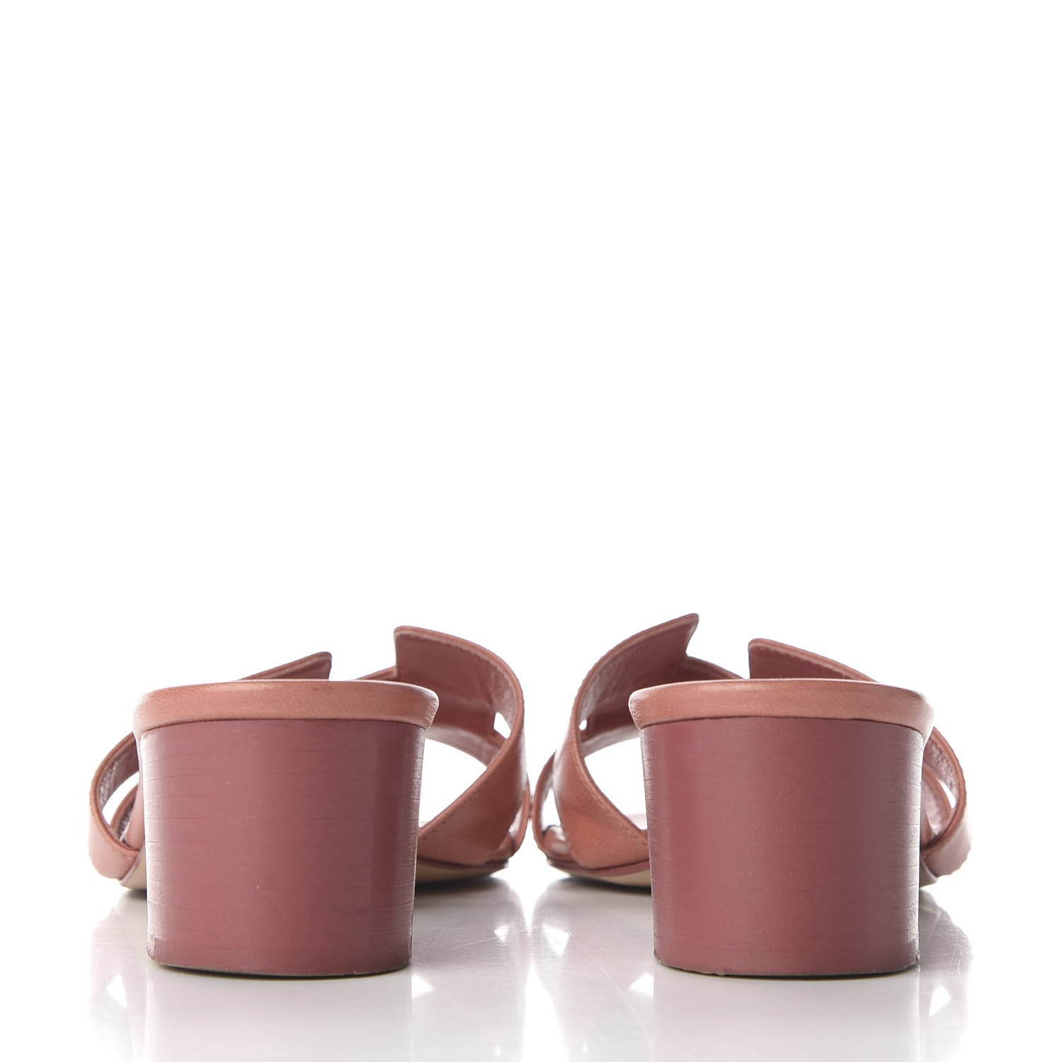 Hermes Nappa Oasis Sandals 38 Rouge Blush 8 of 20