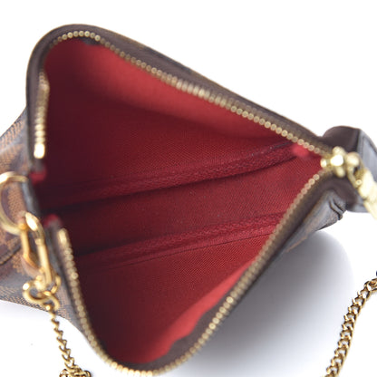 Louis Vuitton Damier Ebene Mini Pochette Accessories 5 of 8