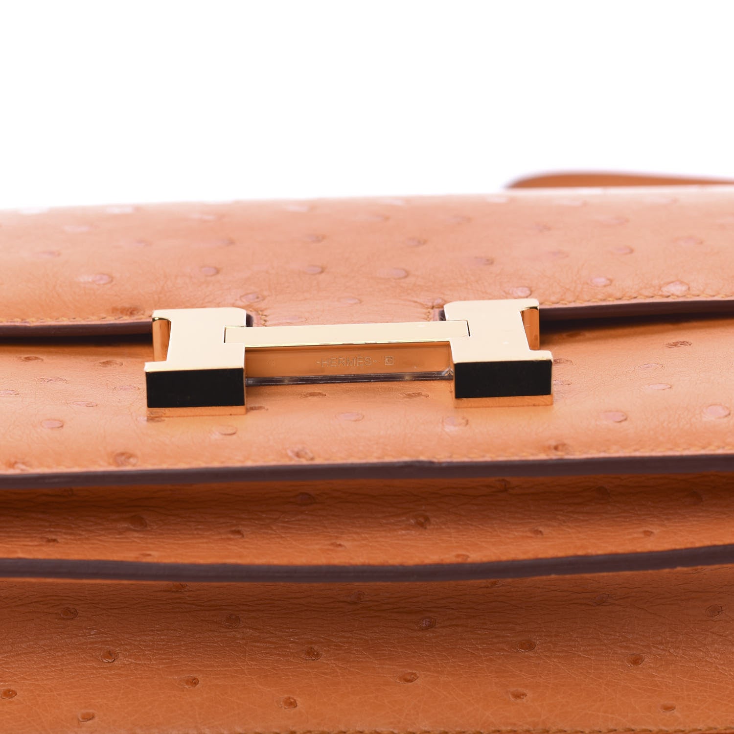 Hermes Ostrich Constance 18 Abricot 16 of 20