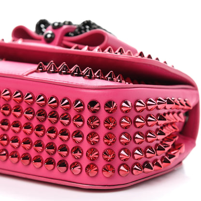 Christian Louboutin Calfskin Spiked Sweety Charity Crossbody Bag Pink 7 of 9