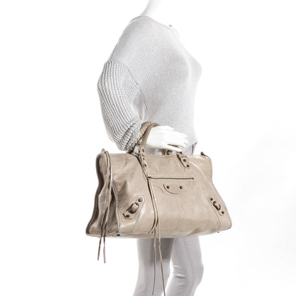 Balenciaga Chevre Classic Hardware Work Greige 3 of 10