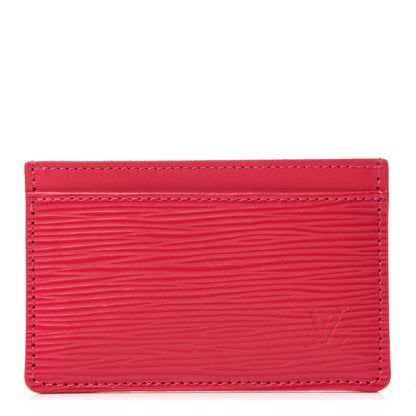 Louis Vuitton Epi Card Holder Fuchsia 1 of 8