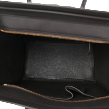 Celine Drummed Calfskin Nubuck Mini Tri-Color Luggage Chalk 5 of 13