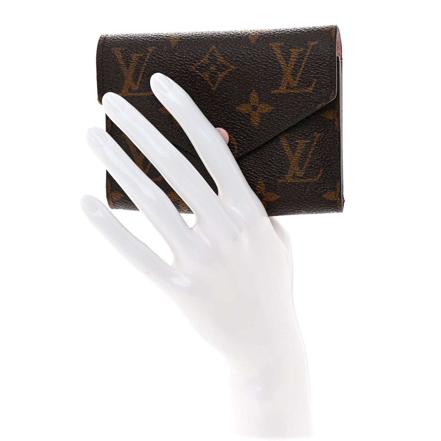 Louis Vuitton Monogram Victorine Wallet Rose Ballerine 2 of 8