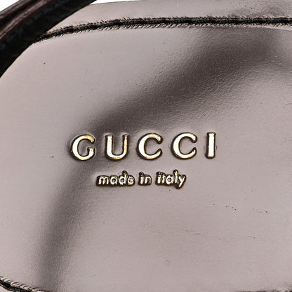 Gucci Nylon Web Lifford Jakarta Sandals 40 Brown 7 of 8