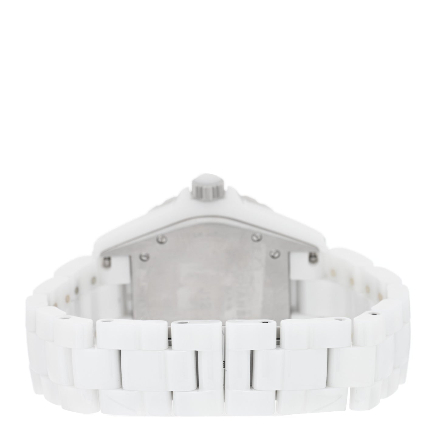 Stainless Steel Ceramic Diamond 38mm J12 Automatic Watch White