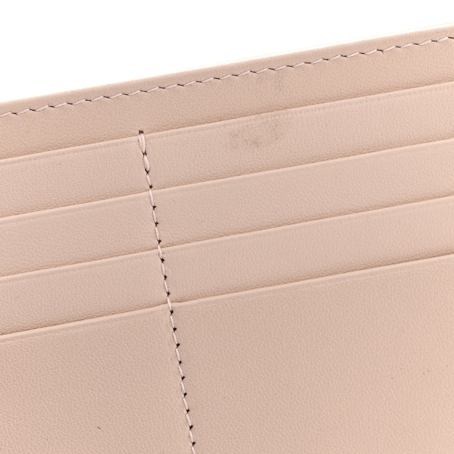 Lambskin Cannage Lady Dior Pouch Pink