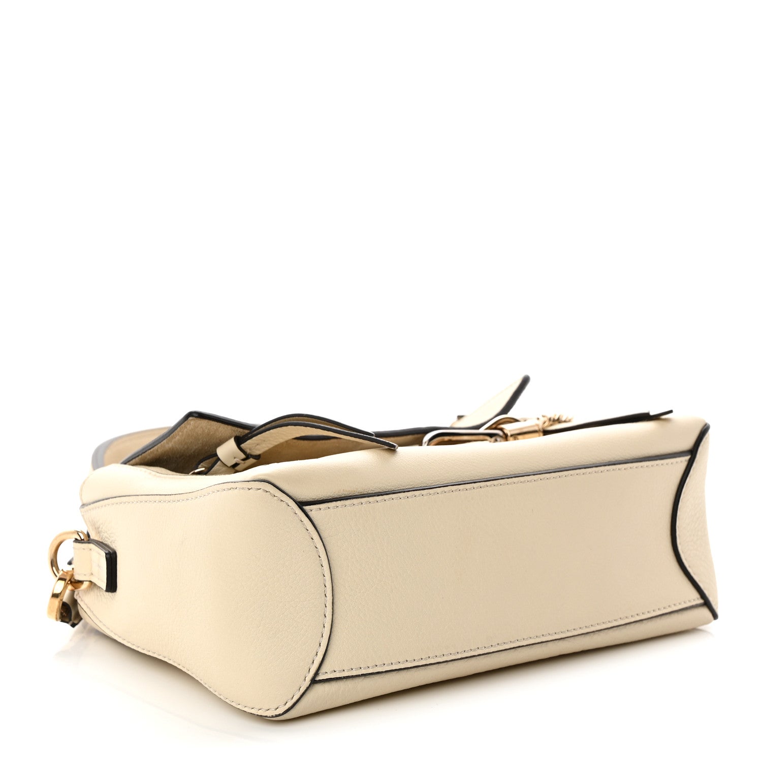 Chloe Calfskin Mini Faye Day Shoulder Bag Off White 4 of 13