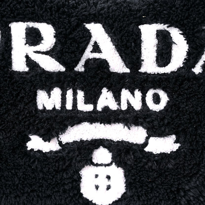 Prada Terry Cloth Mini Re-Edition 2000 Bag Black White 10 of 10