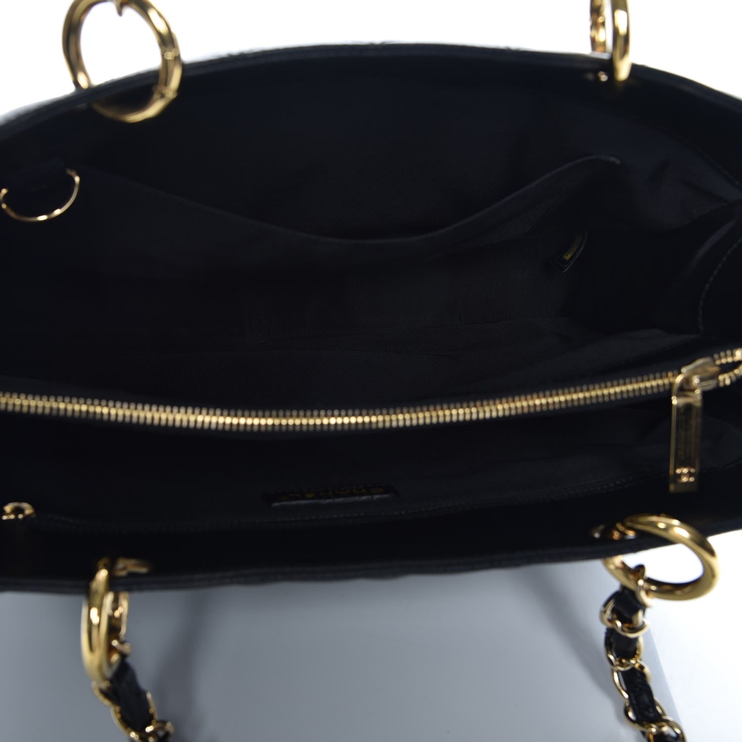 Chanel Caviar Quilted Grand Shopping Tote GST Black 5 of 8