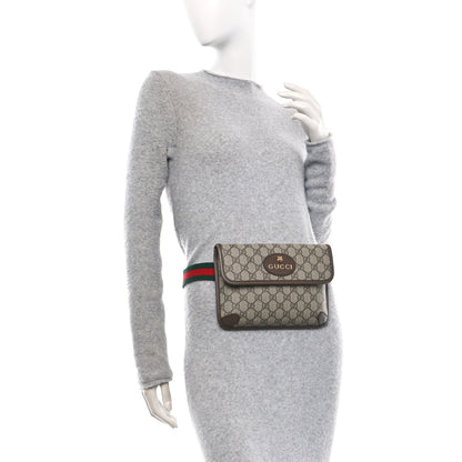 Gucci GG Supreme Monogram Neo Vintage Web Belt Bag  Brown 2 of 12