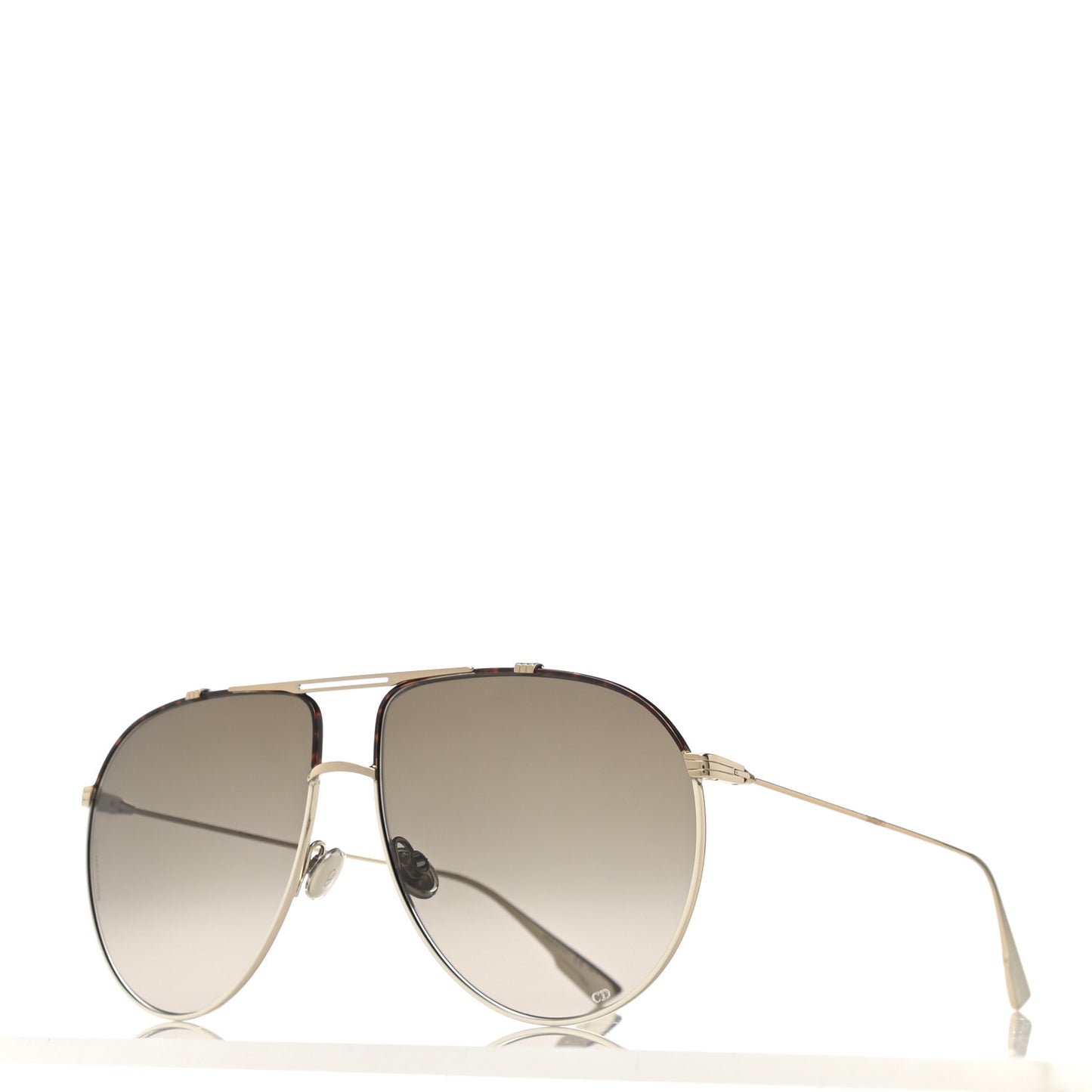 Metal Monsieur 1 Sunglasses Light Gold Havana