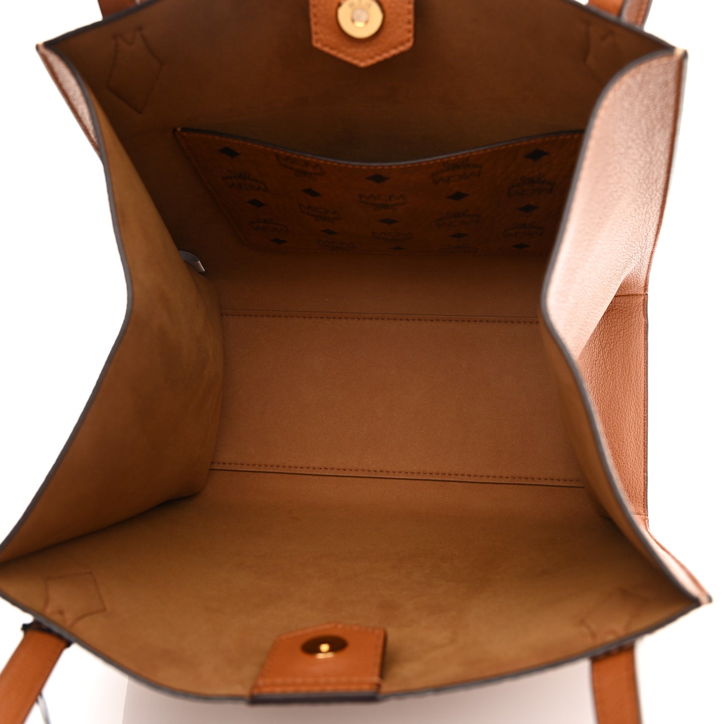 Visetos Medium Luisa Shopper Tote Cognac