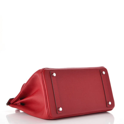 Hermes Epsom Birkin 30 Rouge Casaque 5 of 37
